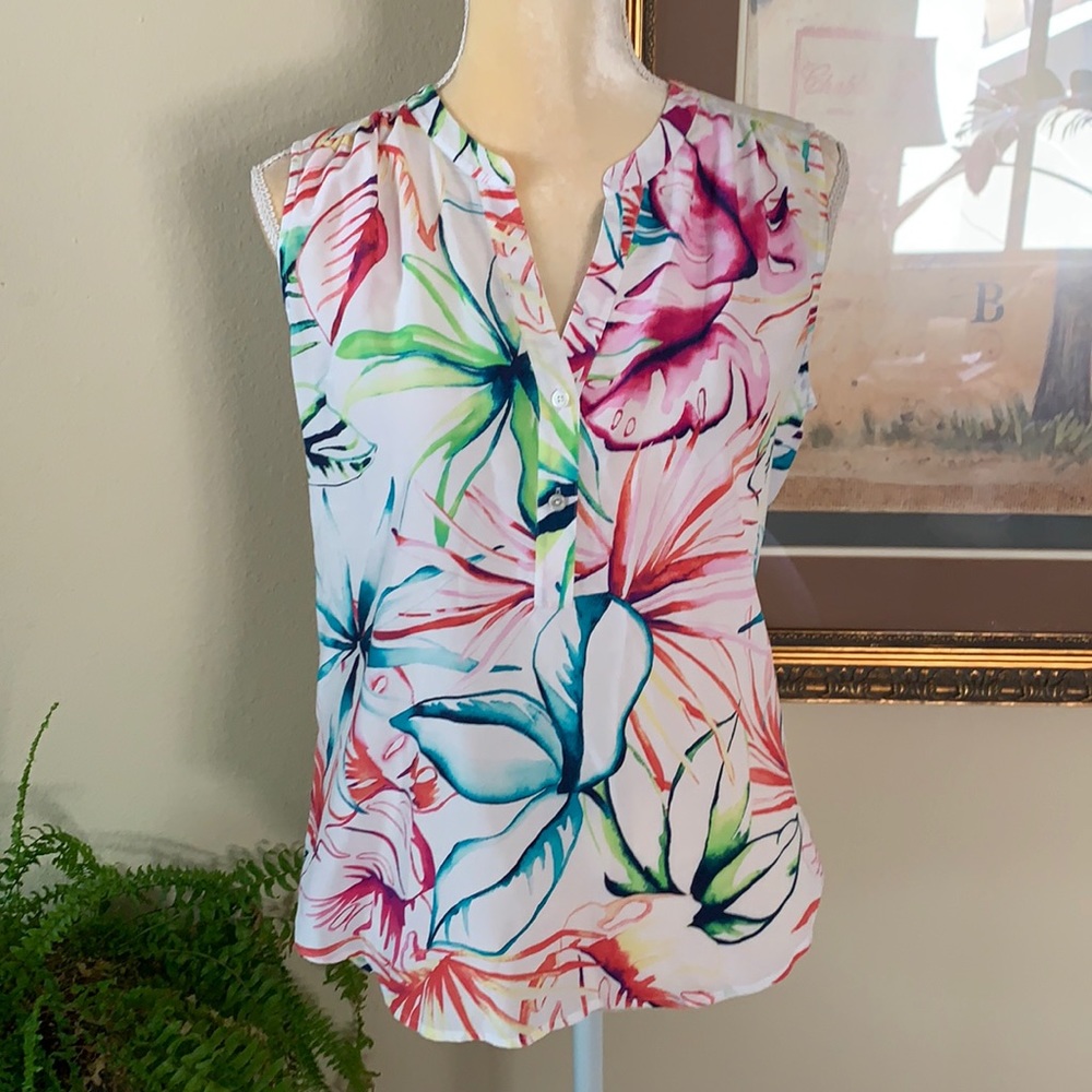 Tommy Bahama silk top, sz XS